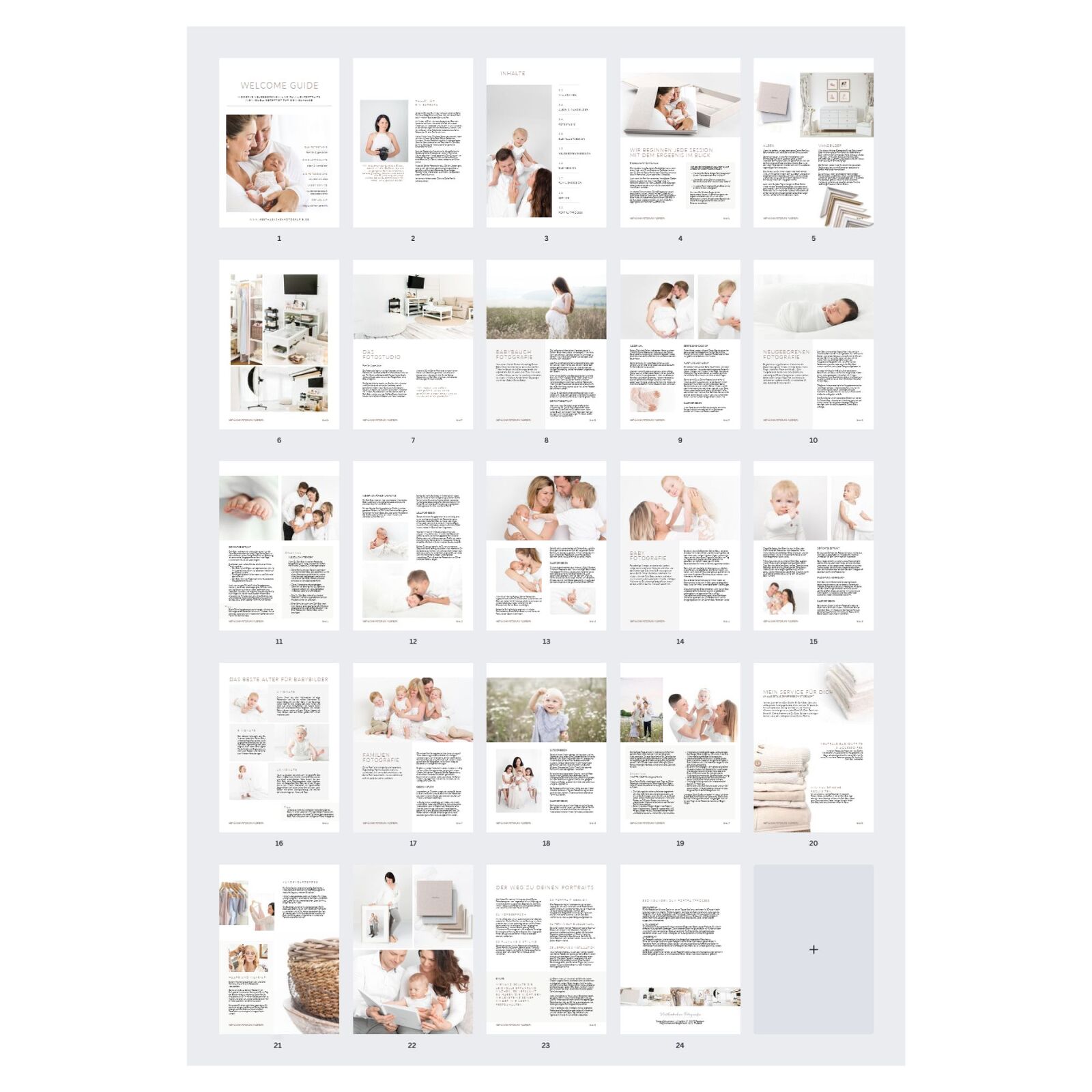 Welcome Guide | Template für dein erfolgreiches Fotobusiness